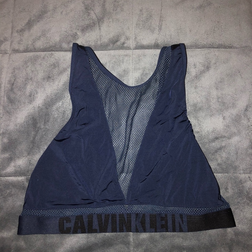 Navy blue Calvin Klein bralette